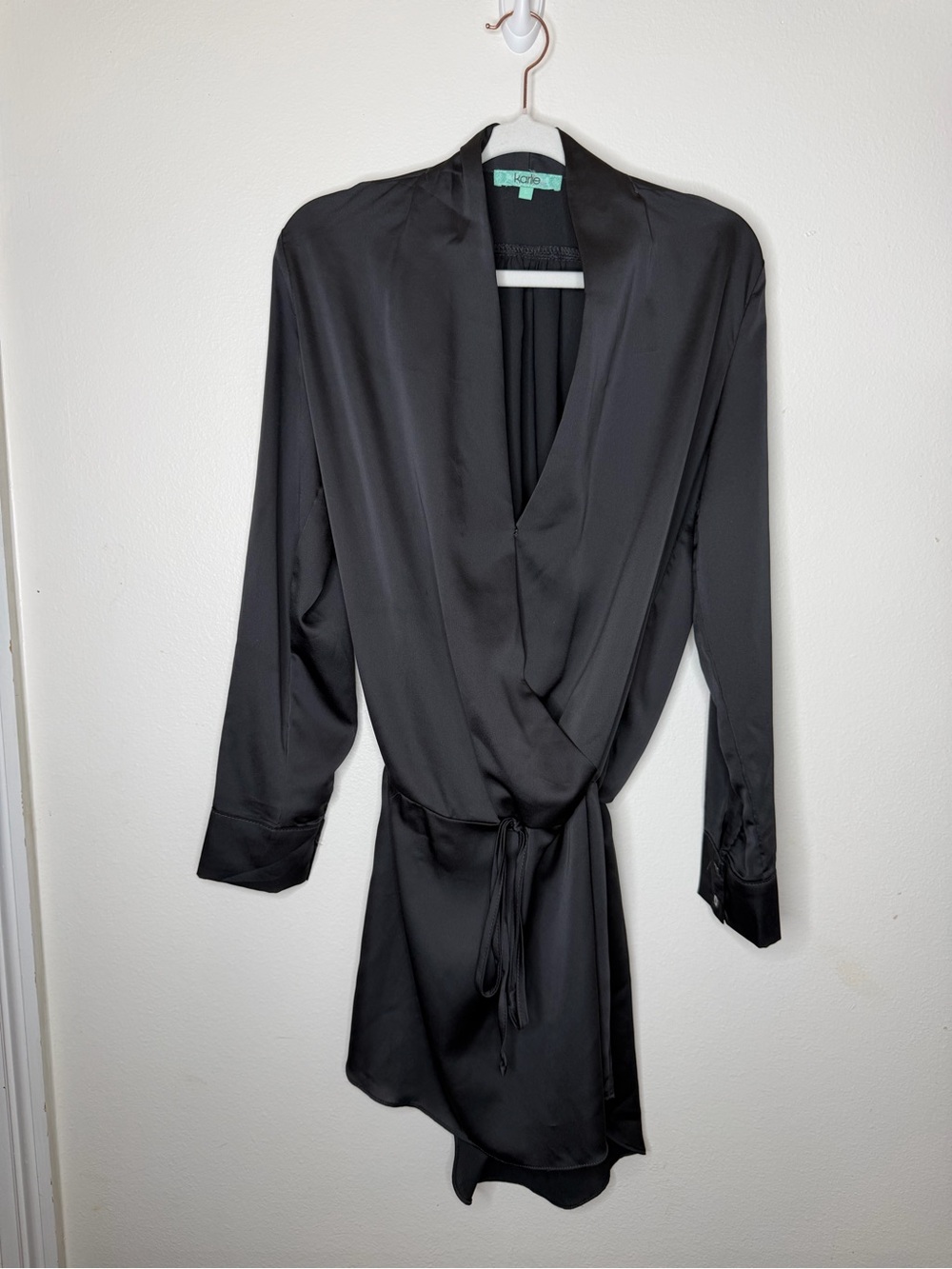 Karlie Tie Front Mini dress